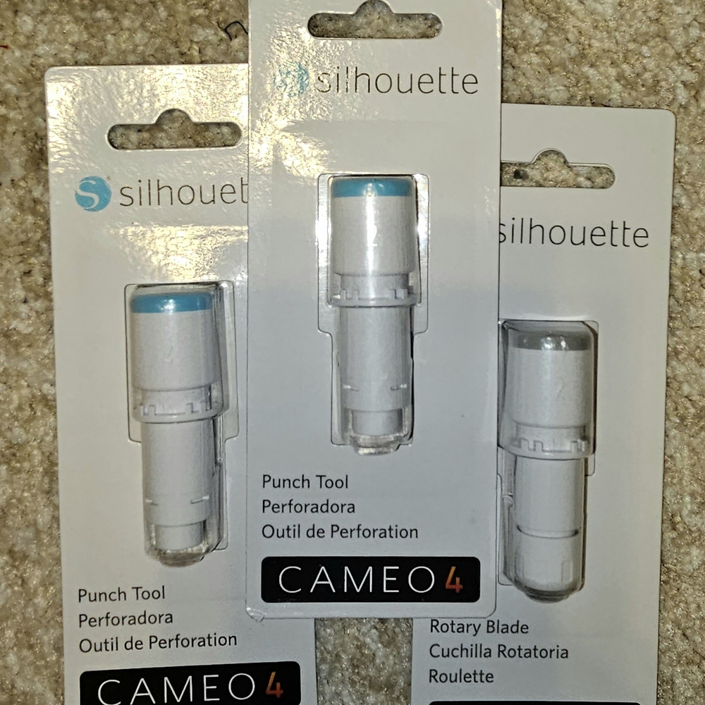 Silhouette Cameo 4 Crafting Tool Set - Blue and White